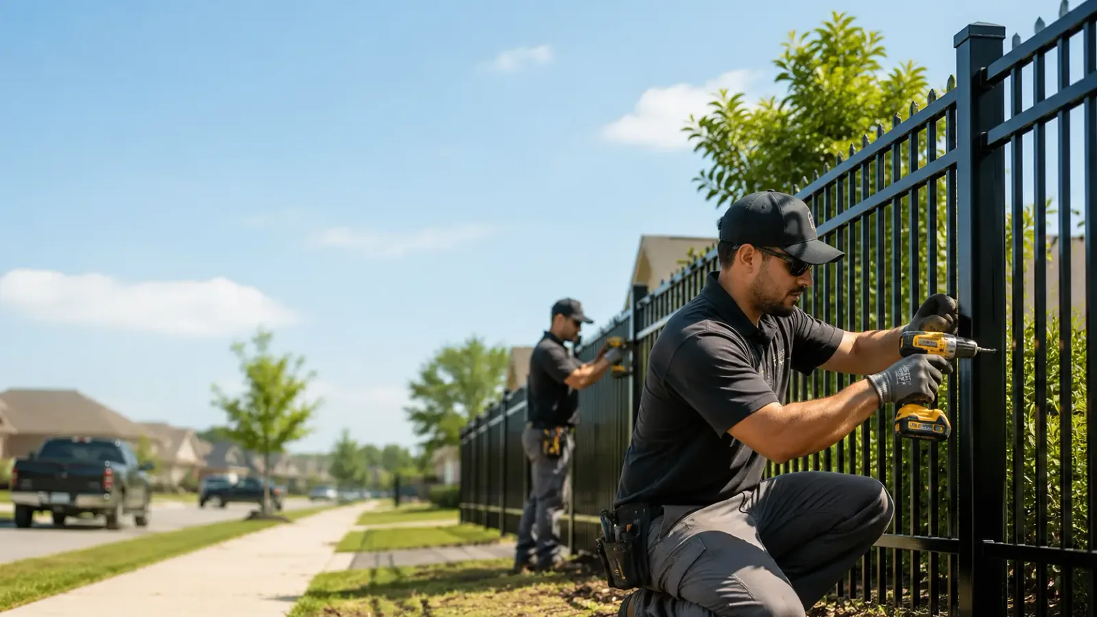 Metal Fence Installation in Lewisburg, KY